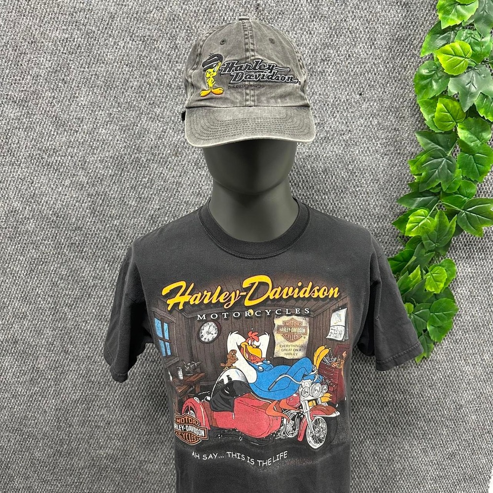 Vintage 2003 Harley-Davidson Tweety Bird Looney Tunes Strapback Hat